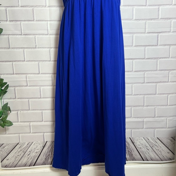 EXPRESS Elegant Blue Sleeveless maxi Dress/size M - Picture 7 of 10